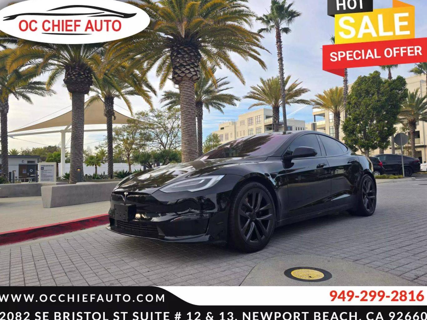 TESLA MODEL S 2022 5YJSA1E59NF471623 image